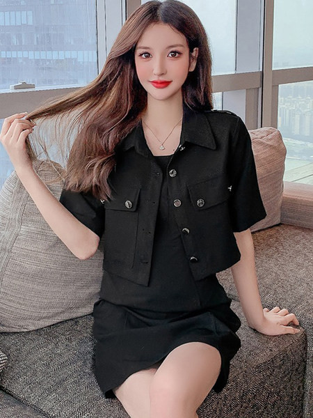 Nyári szett - ruha és rövid kabát