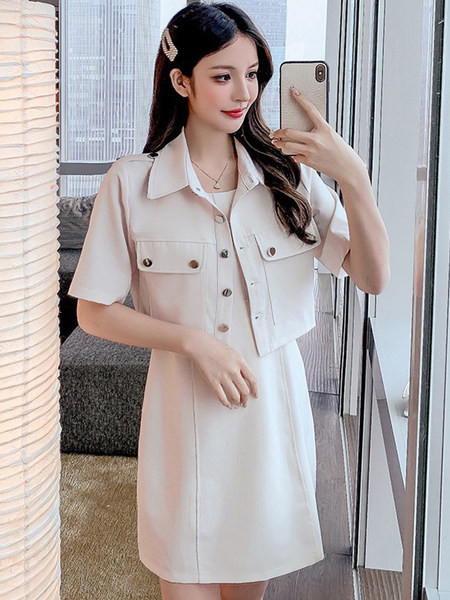 Nyári szett - ruha és rövid kabát