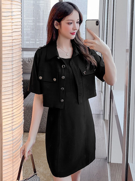 Nyári szett - ruha és rövid kabát