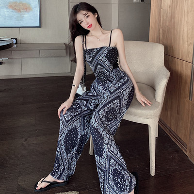 Új nyári szett felső és széles nadrág