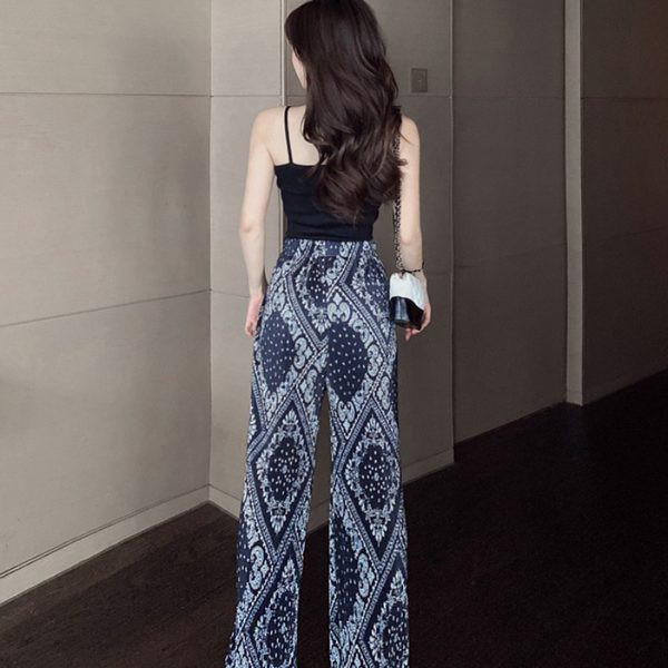 Új nyári szett felső és széles nadrág