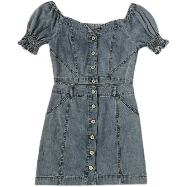 Női farmer szett gombokkal