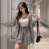 Nyári csíkos szett - ing és rövidnadrág