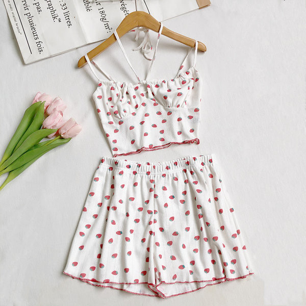 Uut mudelit peenikeste rihmadega naiste topikomplekt ja aplikatsiooniga lühikesed püksid