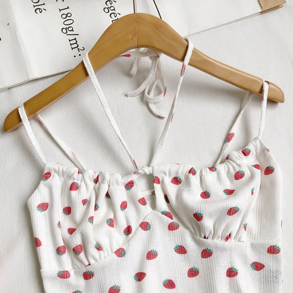 Uut mudelit peenikeste rihmadega naiste topikomplekt ja aplikatsiooniga lühikesed püksid