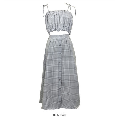 Ikdienas komplekts no divām daļām - svārki un krūtis