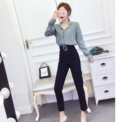 Elegantne naiste komplekt - särk ja püksid