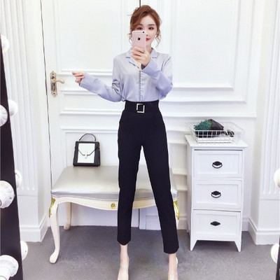 Elegantne naiste komplekt - särk ja püksid