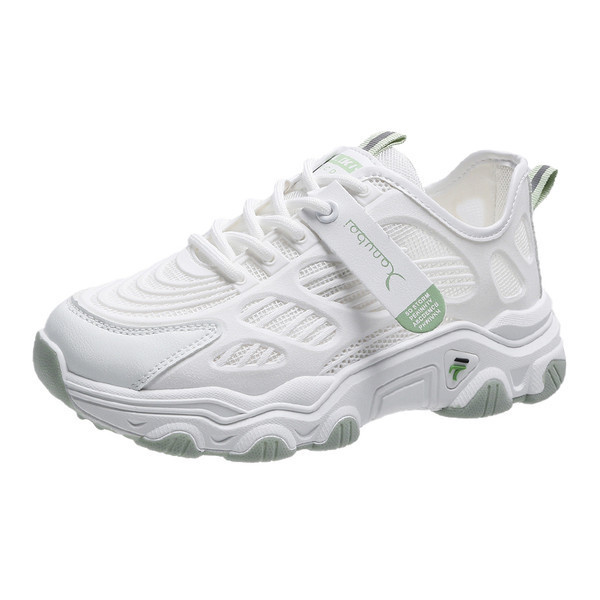 Γυναικεία αθλητικά  παπούτσια με κορδόνια και επιγραφή