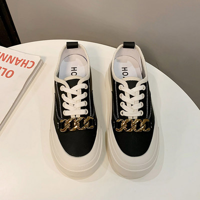 Naiste vabaaja tossud tekstiilist, paelte ja lameda tallaga