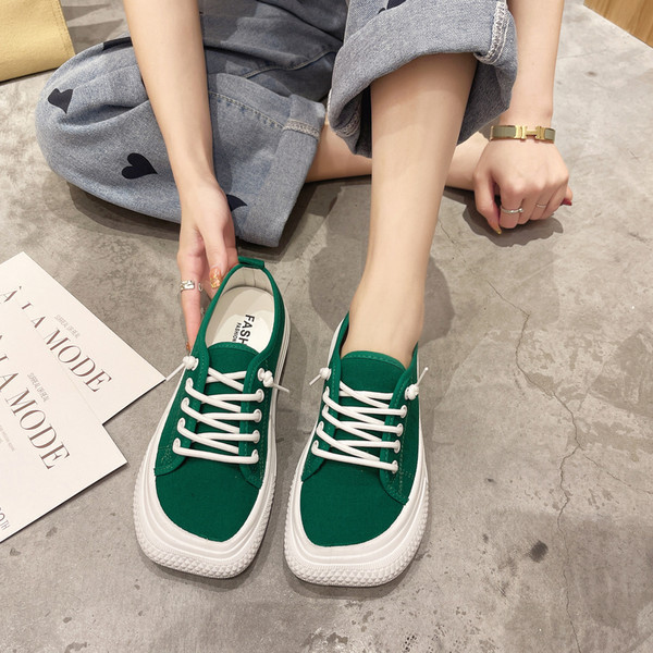 Ikdienas sieviešu tekstila kedas ar saitēm vairākās krāsās