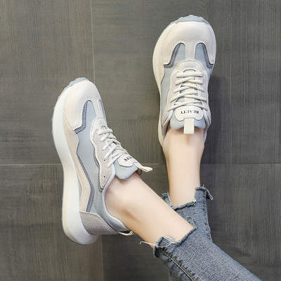 Öko-nahast naiste kevad-sügis tossud paelte ja kirjaga