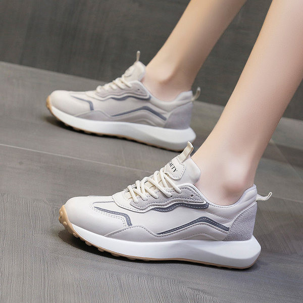 Öko-nahast naiste kevad-sügis tossud paelte ja kirjaga