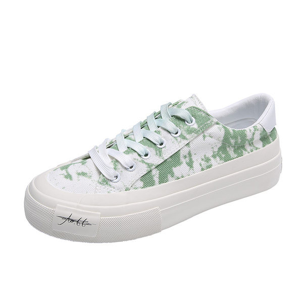 Naiste vabaaja tossud värvilise prindi ja paeltega