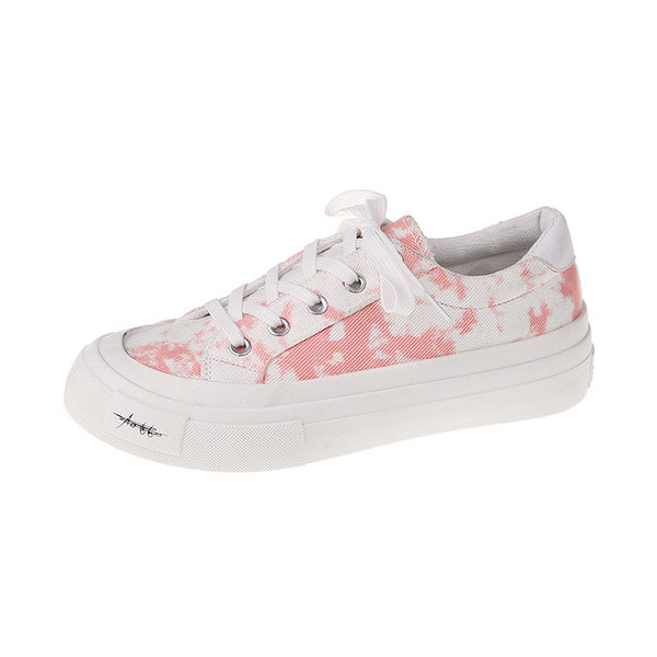 Naiste lõuendist värvitrükiga tossud