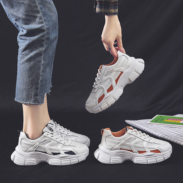 Hálós szövetből készült őszi tornacipő