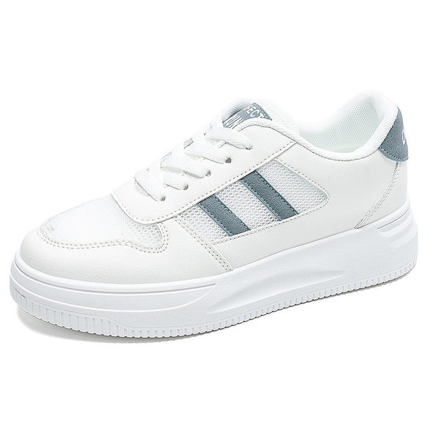 Sporta elpojošas kedas ar plakanu zoli un uzrakstu sievietēm