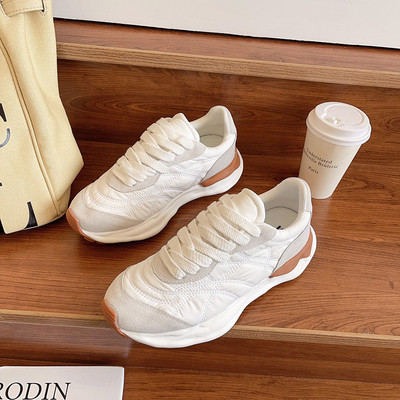 Casual καλοκαιρινά γυναικεία πάνινα παπούτσια με κορδόνια - δύο χρώματα