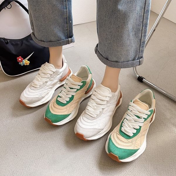 Casual καλοκαιρινά γυναικεία πάνινα παπούτσια με κορδόνια - δύο χρώματα