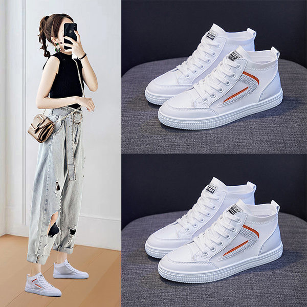 Naiste kõrged tossud dekoratiivkivide ja lipsudega