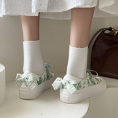 Jauns krāsainu sieviešu kedu modelis ar lentīti vairākās krāsās