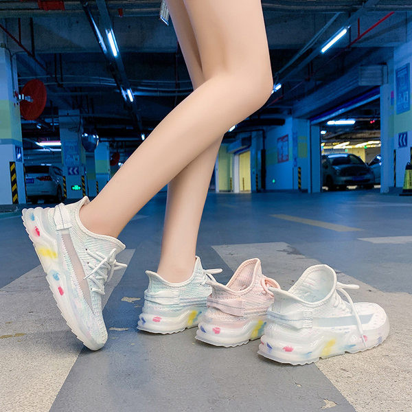 Casual παπούτσια από ύφασμα με κορδόνια για γυναίκες