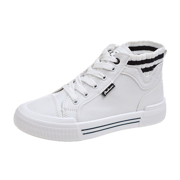 Naiste tossud ökonahast lameda tallaga - valget värvi