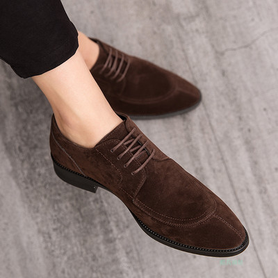 Jauns vīriešu elegantu apavu modelis ar šņorēm vairākās krāsās