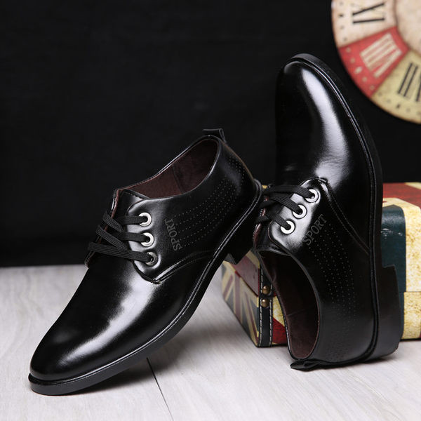 Meeste kevad-sügis kingad kunstnahast paeltega