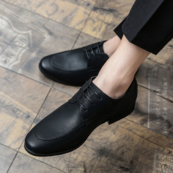 Eco-nahast paeltega meeste kingad