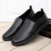 Vīriešu formālie apavi no eko ādas ar plakanu zoli un uzrakstu