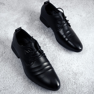 Meeste pidulikud kunstnahast paeltega kingad