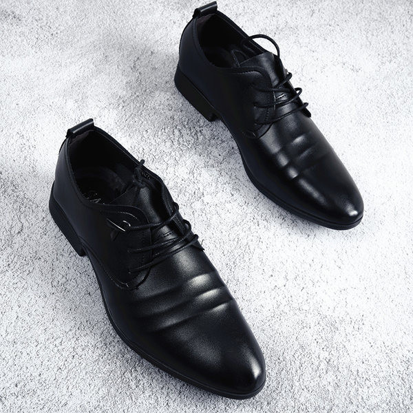 Meeste pidulikud kunstnahast paeltega kingad