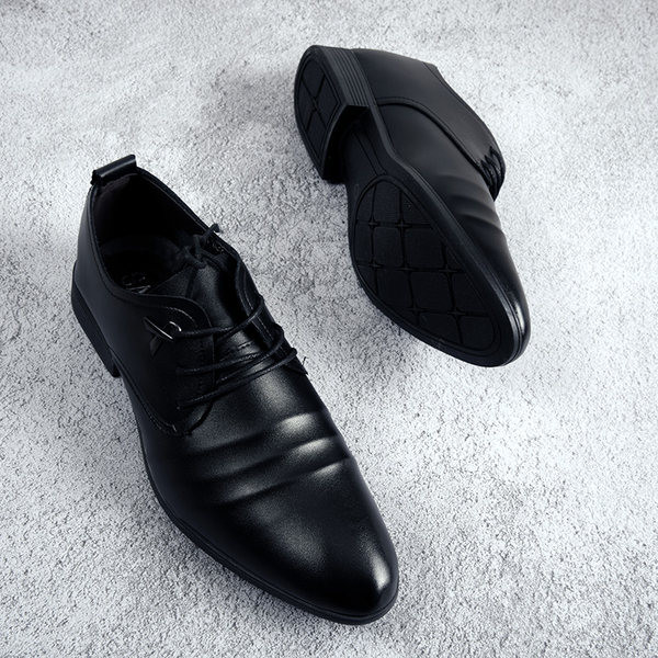 Meeste pidulikud kunstnahast paeltega kingad