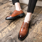 Moodsad paeltega nahast meeste kingad