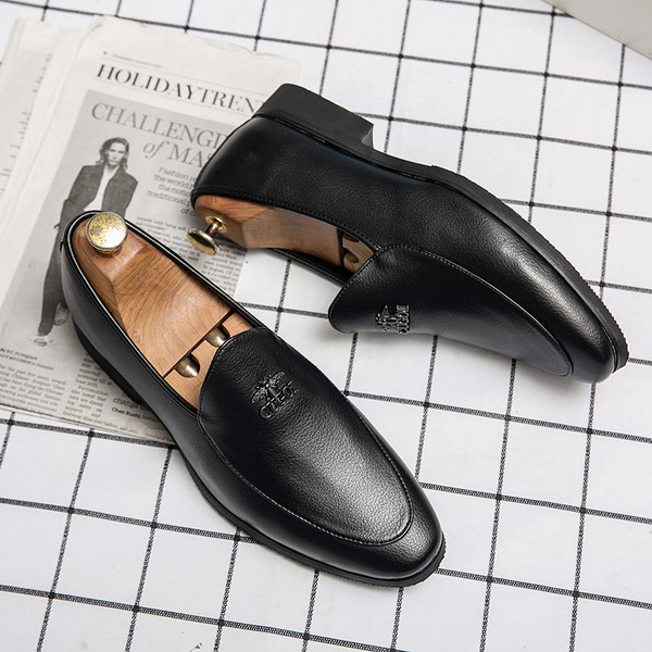 Jauns vīriešu apavu modelis no eko ādas - plain modelis