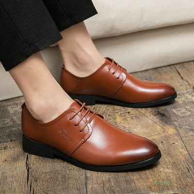 Uus mudel meeste puhtast kunstnahast paeltega kingad