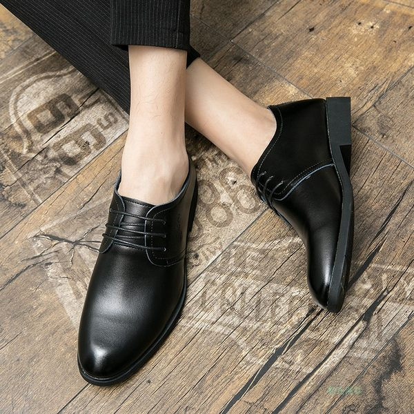 Uus mudel meeste puhtast kunstnahast paeltega kingad