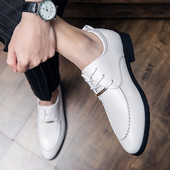 Uus mudel ametlikest paeltega meeste kunstnahast kingad