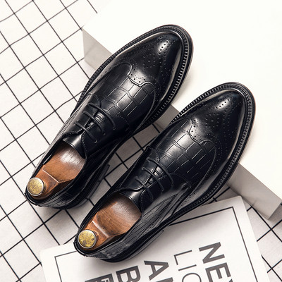 Kunstnahast valmistatud meeste pidulike kingade uus mudel