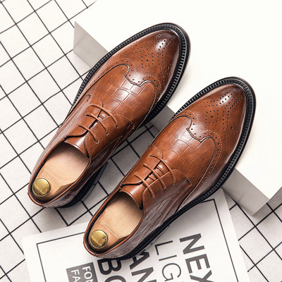 Kunstnahast valmistatud meeste pidulike kingade uus mudel