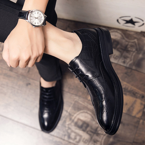 Kunstnahast valmistatud meeste pidulike kingade uus mudel