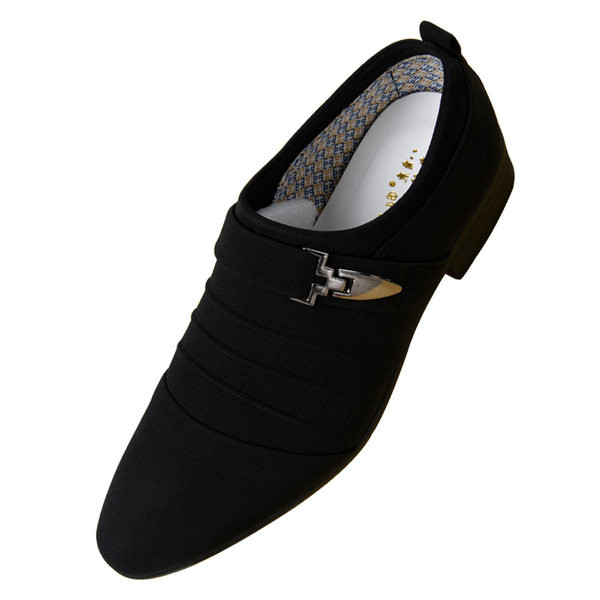 Vīriešu tekstila apavi ar metāla elementu