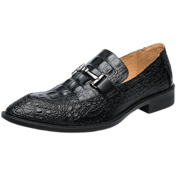 Νέο μοντέλο ανδρικά υποδημάτα με μεταλλικό στοιχείο σε μαύρο και καφέ χρώμα