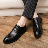 Formális, fűzős férficipő új modellje - öko bőr
