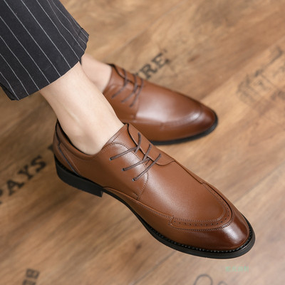 Formális, fűzős férficipő új modellje - öko bőr