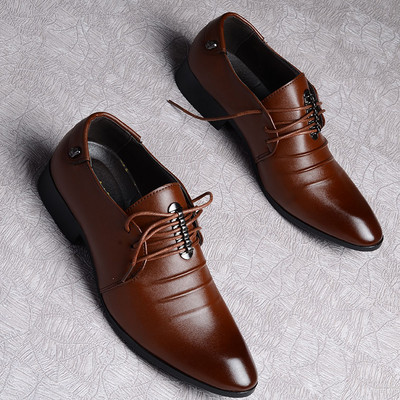 Vyriški oficialūs batai britiško stiliaus su raišteliais