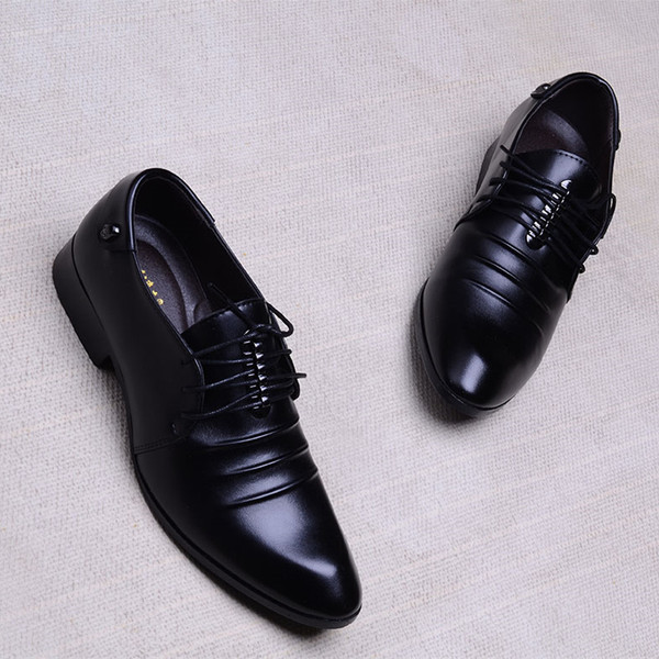 Férfi formális cipő, brit stílusú, fűzős