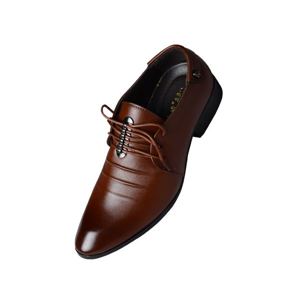 Férfi formális cipő, brit stílusú, fűzős