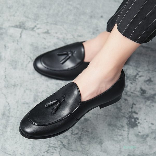 Formāli vīriešu mākslīgās ādas apavi brūnā un melnā krāsā